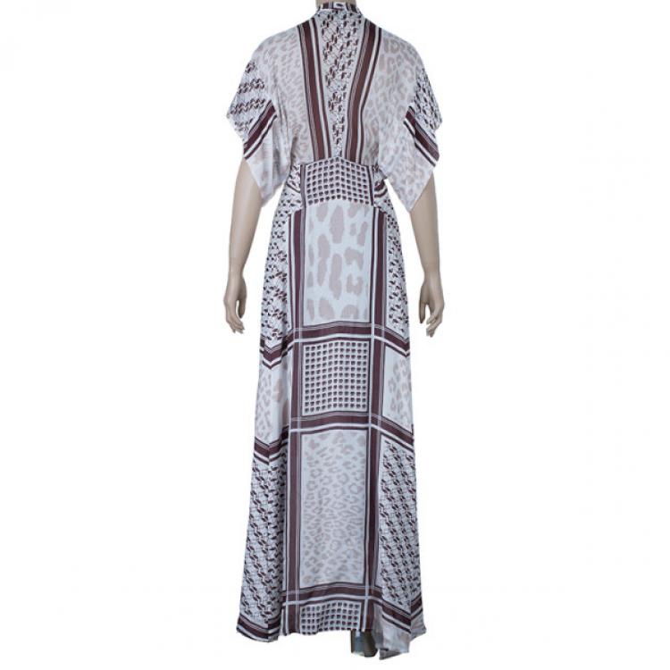 Pre Owned Issa Keffiyeh Print Maxi Dress S