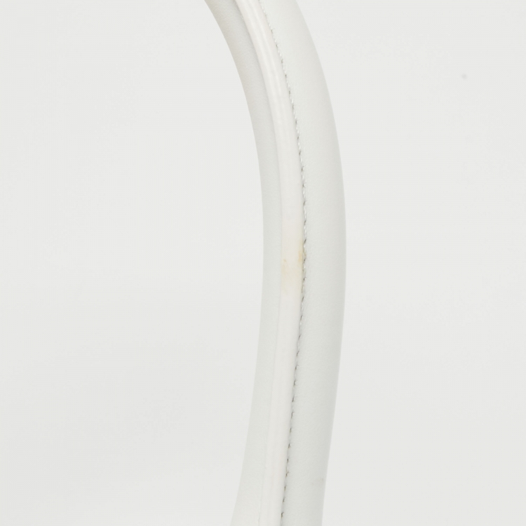 Pre Owned Jacquemus White Leather Le Grand Chiquito Top Handle Bag