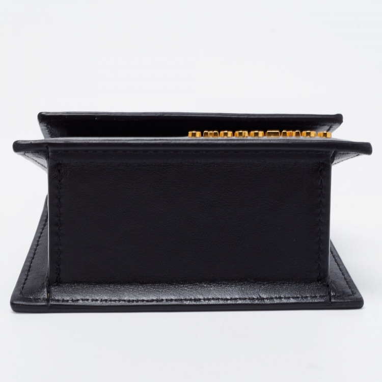 Pre Owned Jacquemus Black Leather Le Chiquito Mini Bag