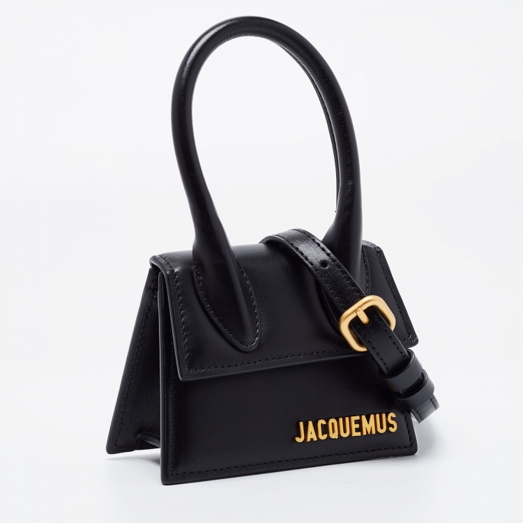 Pre Owned Jacquemus Black Leather Le Chiquito Mini Bag