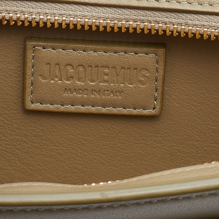 Pre Owned Jacquemus Green Leather Le Sac Ciuciu Shoulder Bag