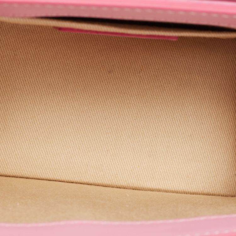 Pre Owned Jacquemus Pink Leather Le Chiquito Moyen Top Handle Bag