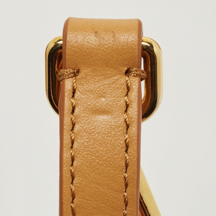 Pre Owned Jacquemus Tan Leather Le Grand Bambino Top Handle Bag