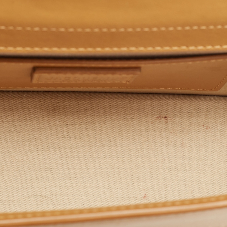 Pre Owned Jacquemus Tan Leather Le Grand Bambino Top Handle Bag