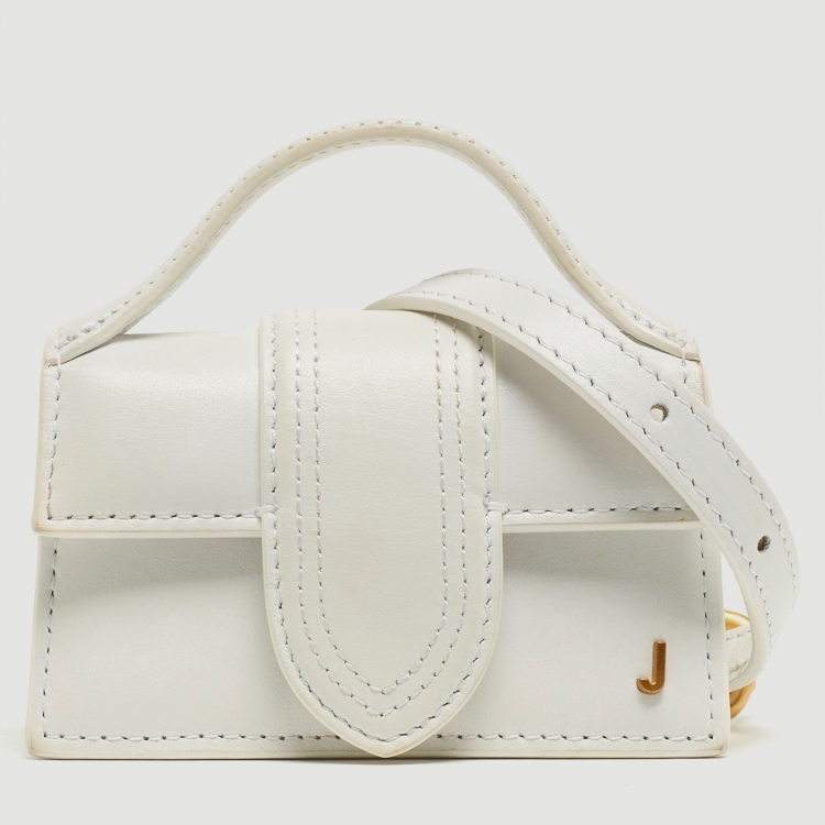 Jacquemus - Le Chiquito leather mini bag White - The Corner