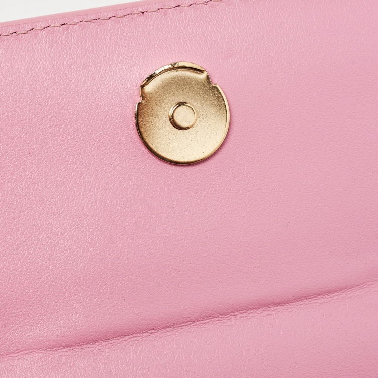 Pre Owned Jacquemus Pink Leather Le Chiquito Noeud Top Handle Bag
