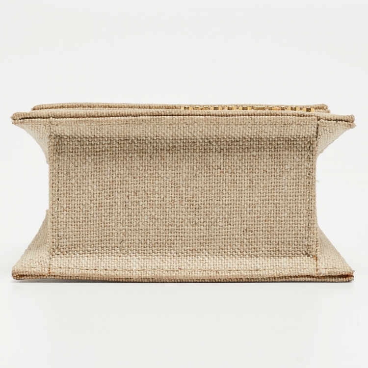 Pre Owned Jacquemus Beige Canvas Mini Le Chiquito Bag