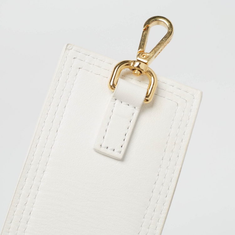 Pre Owned Jacquemus White Leather Le Ciuciu Shoulder Bag