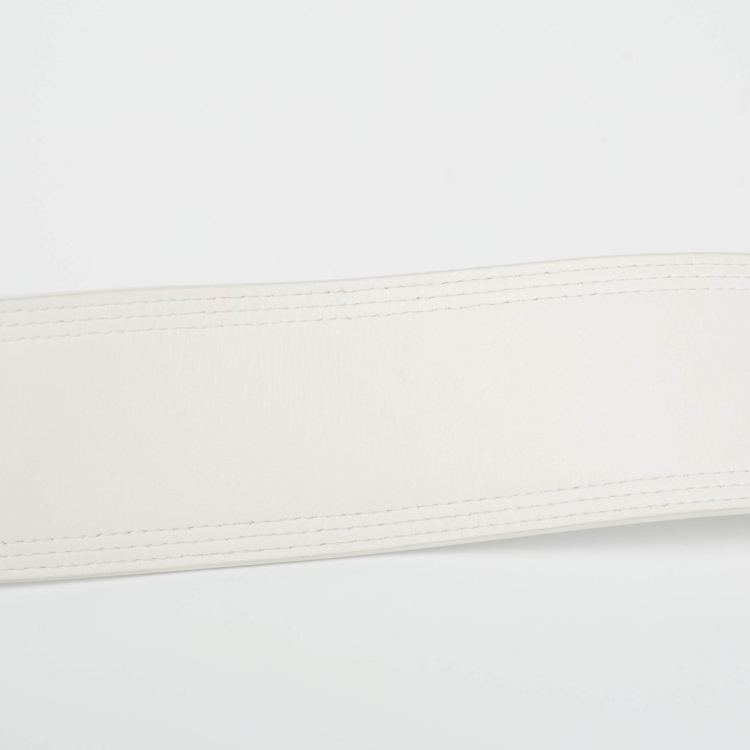 Pre Owned Jacquemus White Leather Le Ciuciu Shoulder Bag