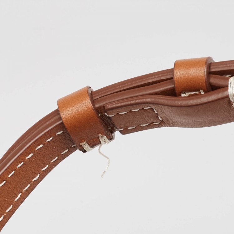 Pre Owned Jacquemus Brown Leather Long Le Chiquito BoucleTop Handle Bag