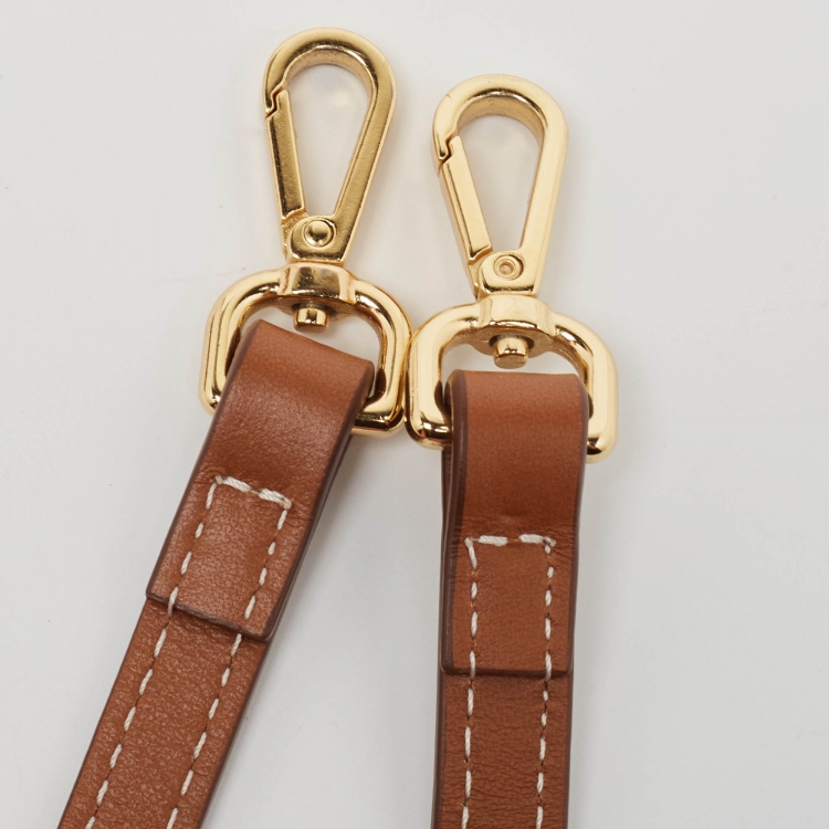 Pre Owned Jacquemus Brown Leather Long Le Chiquito BoucleTop Handle Bag