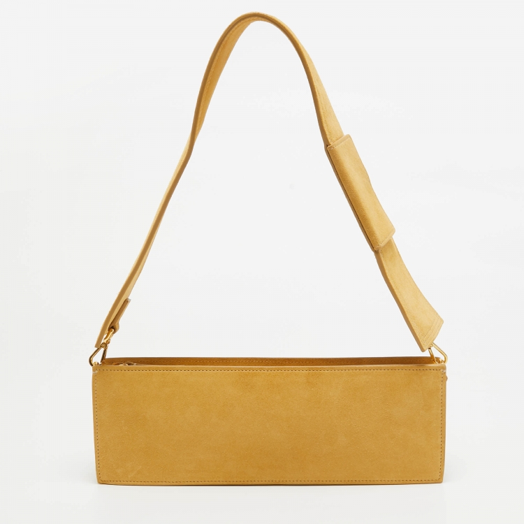 Pre Owned Jacquemus Tan Suede Le Ciu Ciu Shoulder Bag