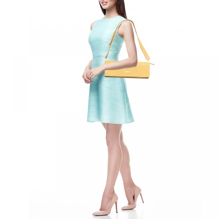 Pre Owned Jacquemus Tan Suede Le Ciu Ciu Shoulder Bag