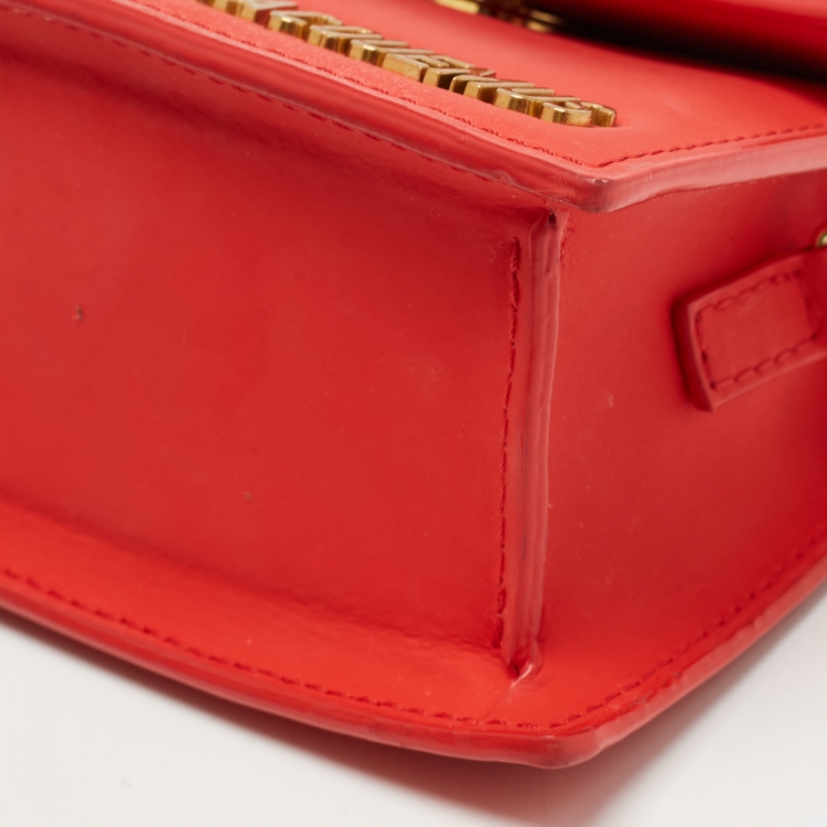 Pre Owned Jacquemus Red Leather Le Chiquito Mini Bag