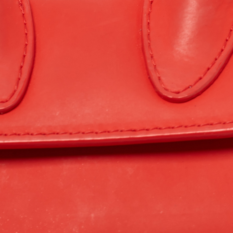 Pre Owned Jacquemus Red Leather Le Chiquito Mini Bag