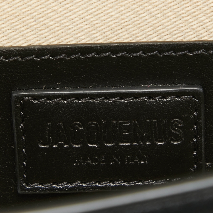 Pre Owned Jacquemus Black Leather Le Bambino Long Shoulder Bag