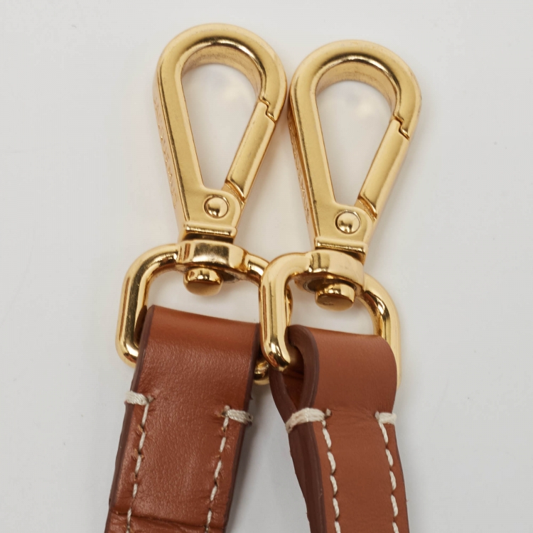 Pre Owned Jacquemus Brown Leather Le Chiquito Top Handle Bag