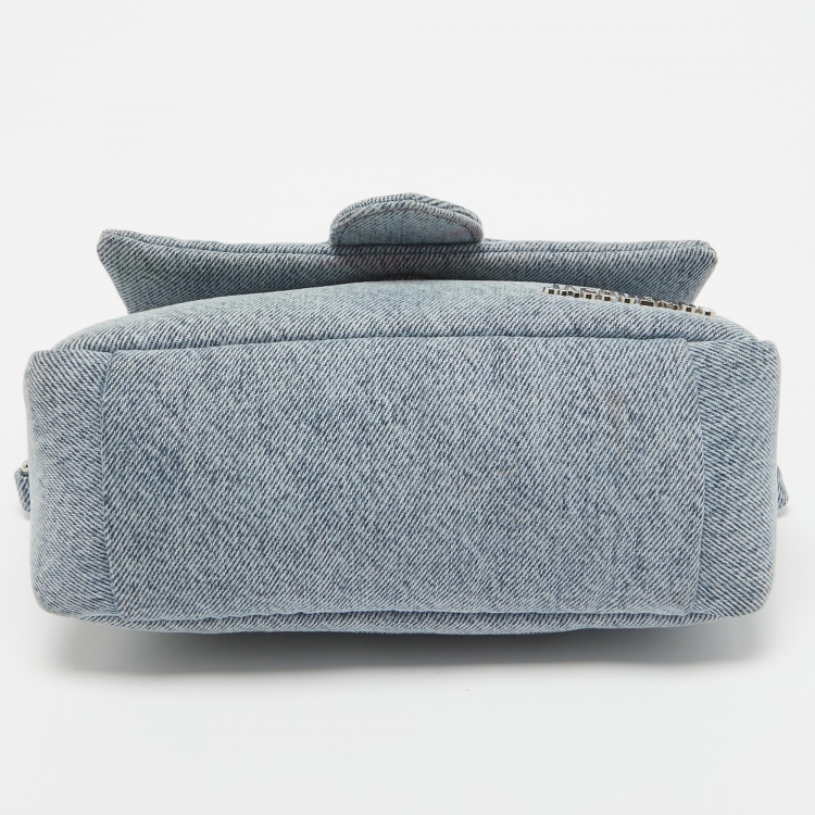 مملوكة مسبقًا Jacquemus Blue Denim Le Bambino Shoulder Bag