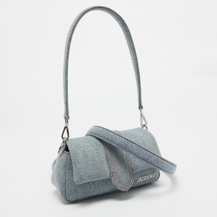 مملوكة مسبقًا Jacquemus Blue Denim Le Bambino Shoulder Bag