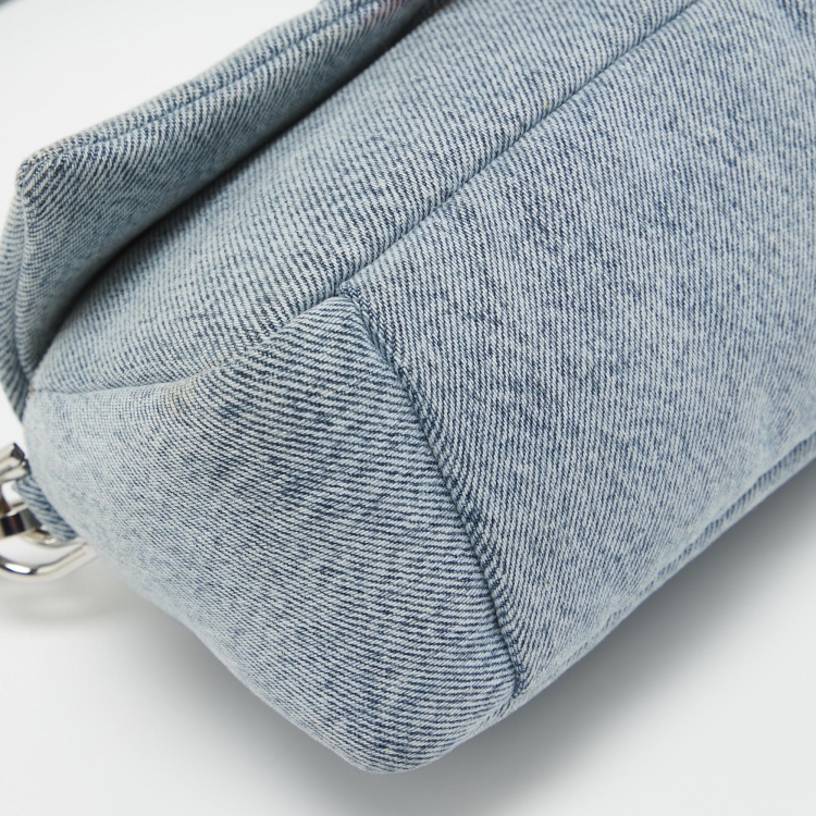 مملوكة مسبقًا Jacquemus Blue Denim Le Bambino Shoulder Bag