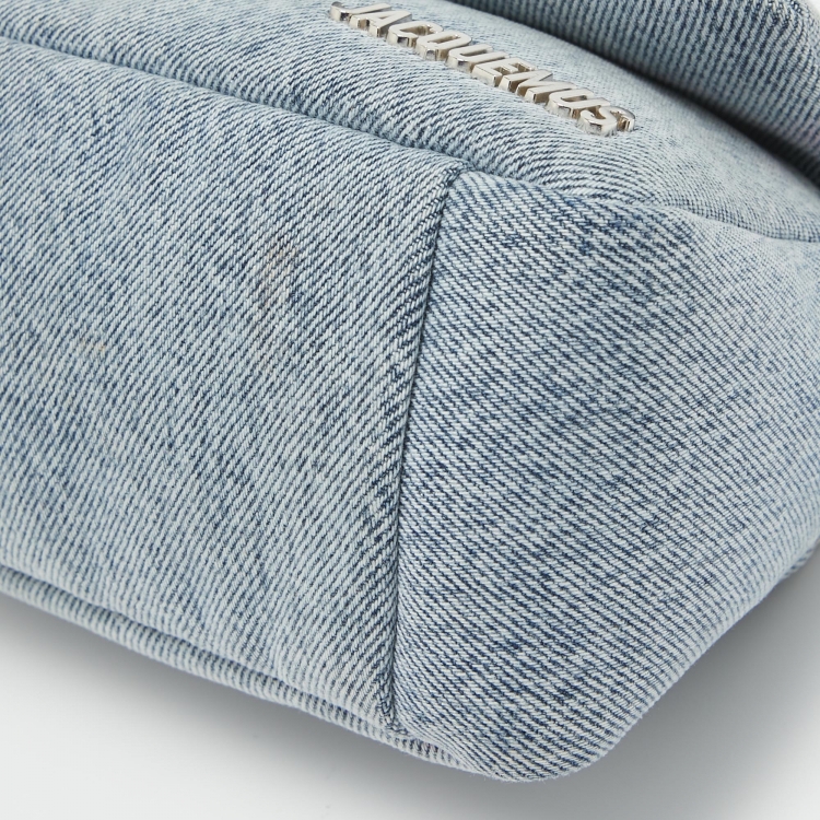 مملوكة مسبقًا Jacquemus Blue Denim Le Bambino Shoulder Bag