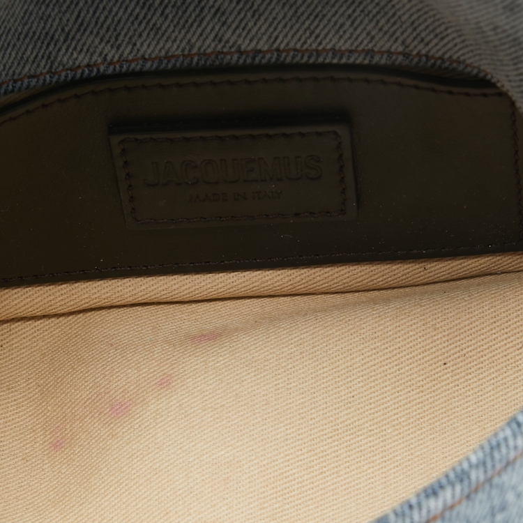 مملوكة مسبقًا Jacquemus Blue Denim Le Bambino Shoulder Bag