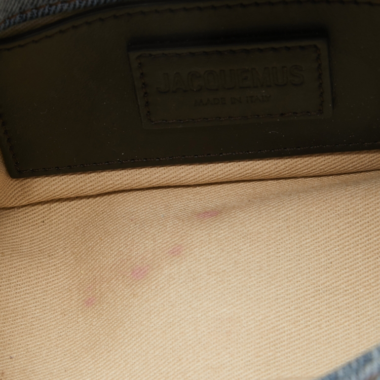 مملوكة مسبقًا Jacquemus Blue Denim Le Bambino Shoulder Bag