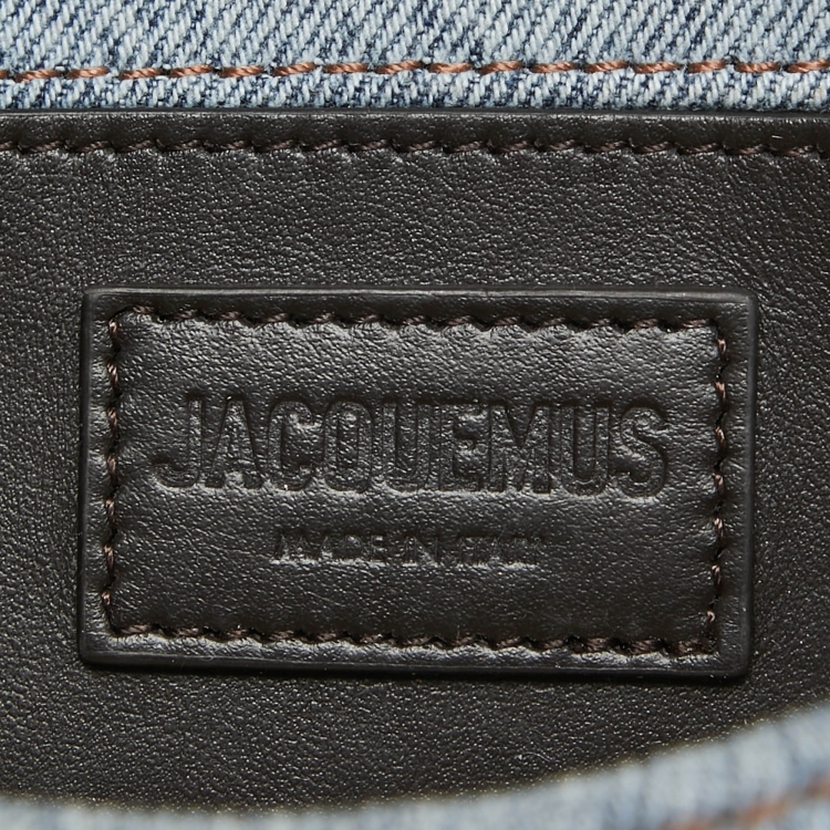 مملوكة مسبقًا Jacquemus Blue Denim Le Bambino Shoulder Bag