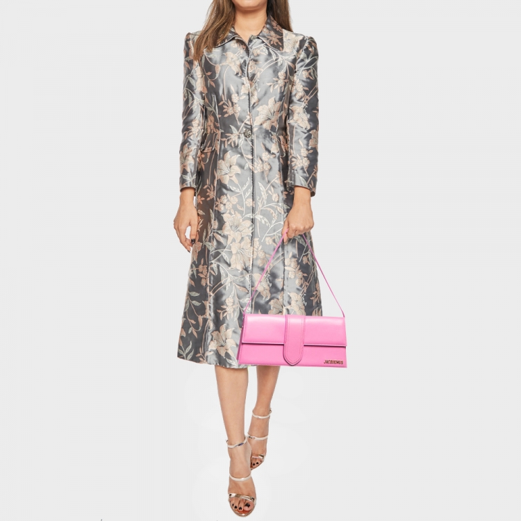مملوكة مسبقًا Jacquemus Pink Leather Le Bambino Long Shoulder Bag