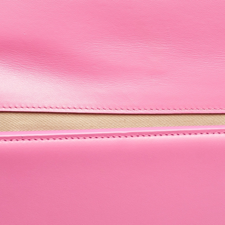 مملوكة مسبقًا Jacquemus Pink Leather Le Bambino Long Shoulder Bag