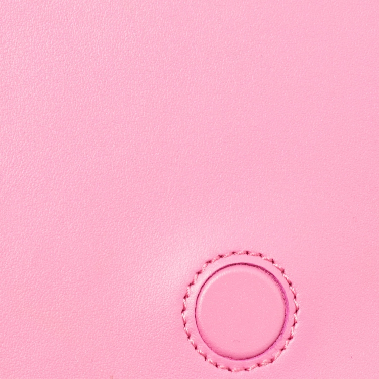 مملوكة مسبقًا Jacquemus Pink Leather Le Bambino Long Shoulder Bag