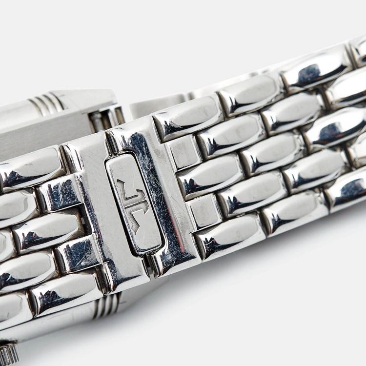 Pre Owned Jaeger-LeCoultre Silver Stainless Steel Reverso Q2618140 Women's Wristwatch 21 mm