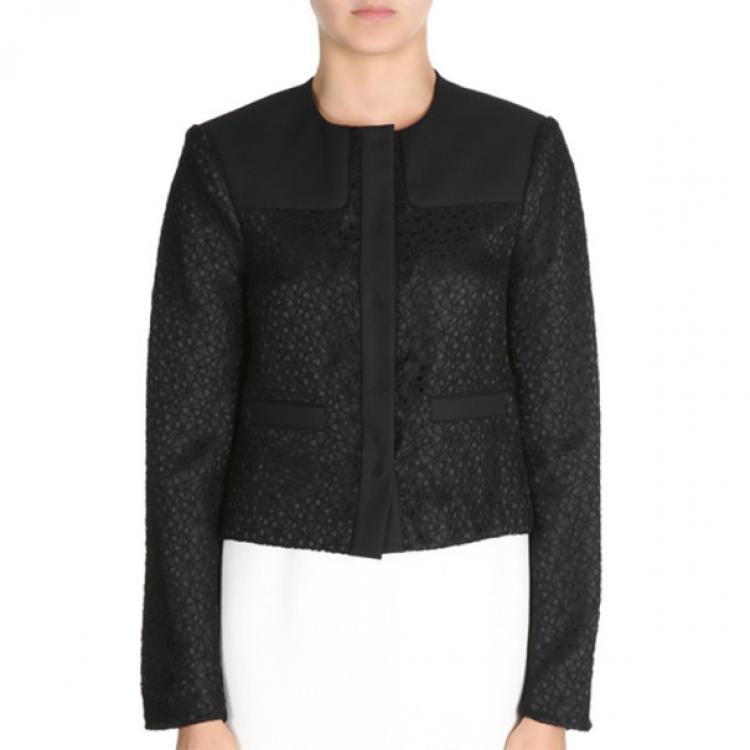 Pre Owned Jason Wu Black Cropped Jacket S