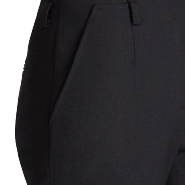 Pre Owned Jason Wu Black Wool Boot-Leg Trousers M