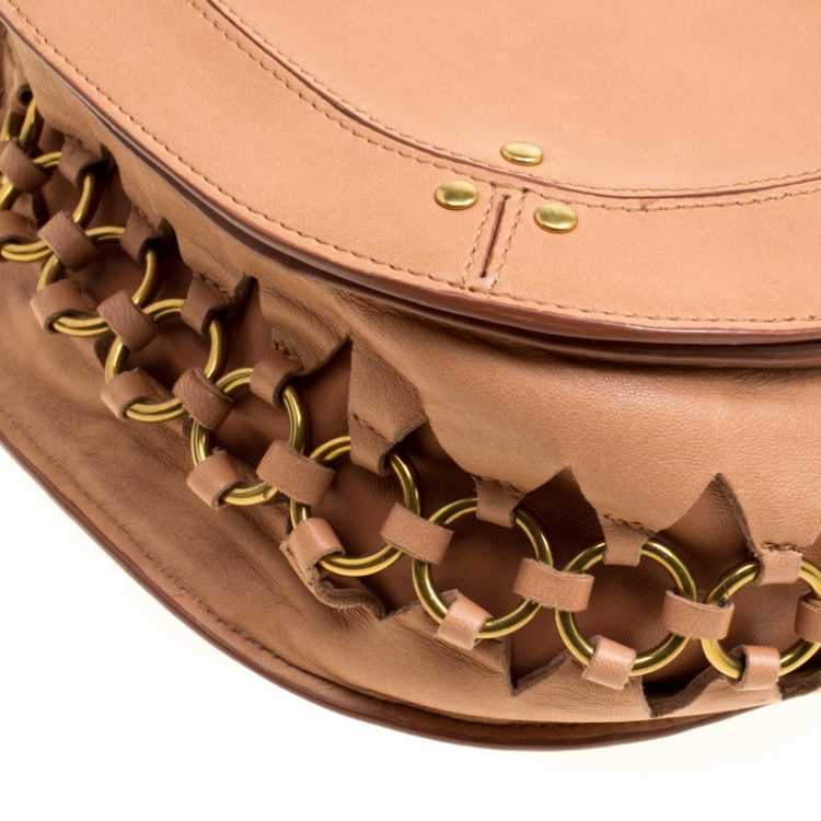 مملوكة مسبقًا Jerome Dreyfuss Brown Leather Nestor Saddle Bag 