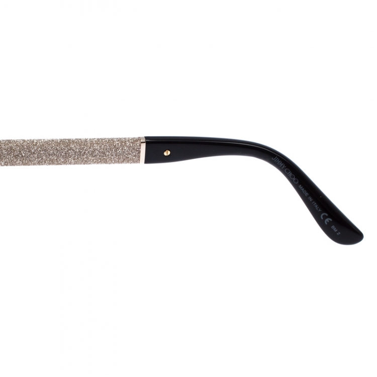مملوكة مسبقًا Jimmy Choo Brown Tortoise Gradient Cora Square Sunglasses