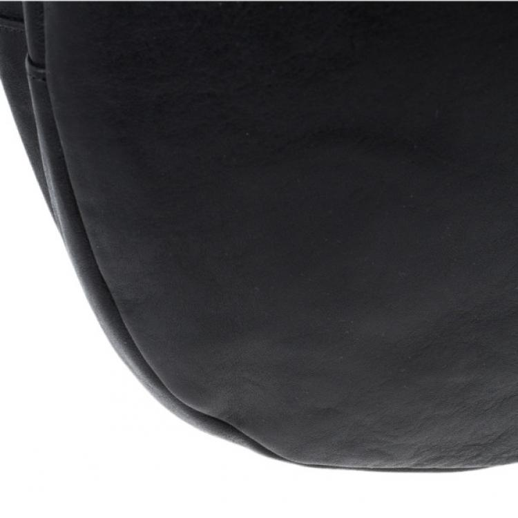 Pre Owned Jimmy Choo Black Leather Sky Hobo