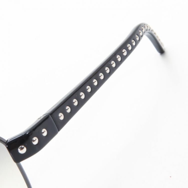 Pre Owned Jimmy Choo Black and Grey Aviators