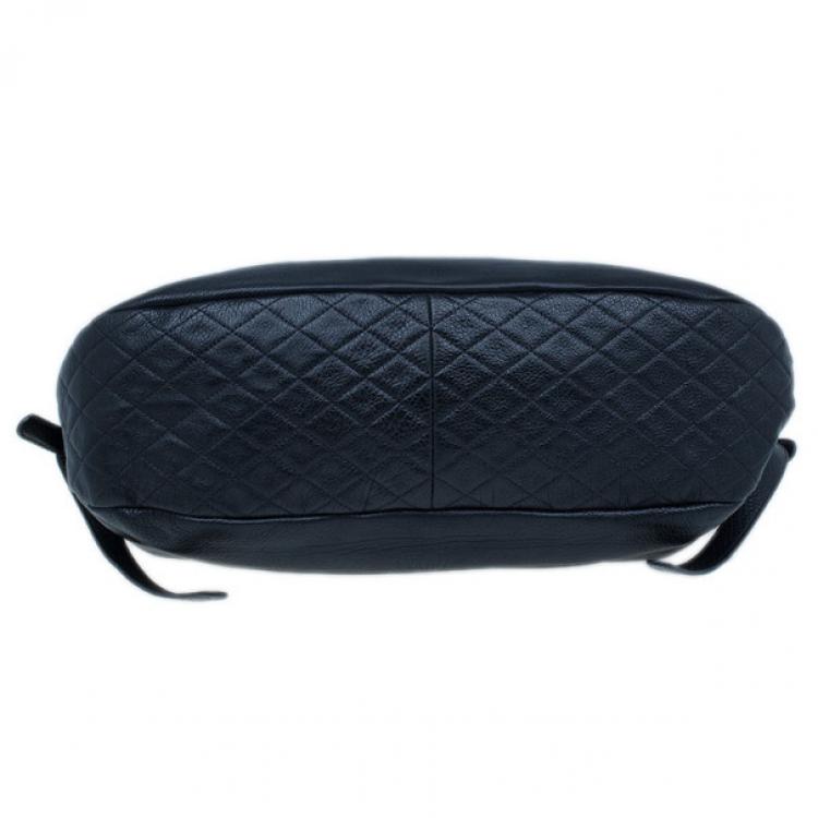 Pre Owned Jimmy Choo Black Leather Bacchus Bag