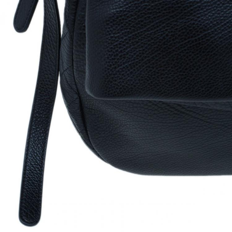 Pre Owned Jimmy Choo Black Leather Bacchus Bag