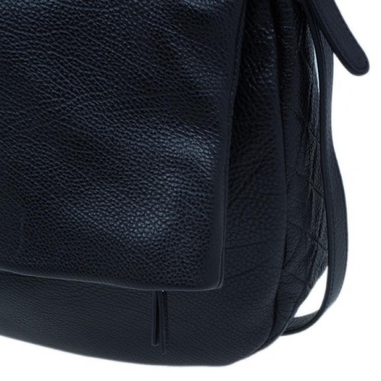 Pre Owned Jimmy Choo Black Leather Bacchus Bag