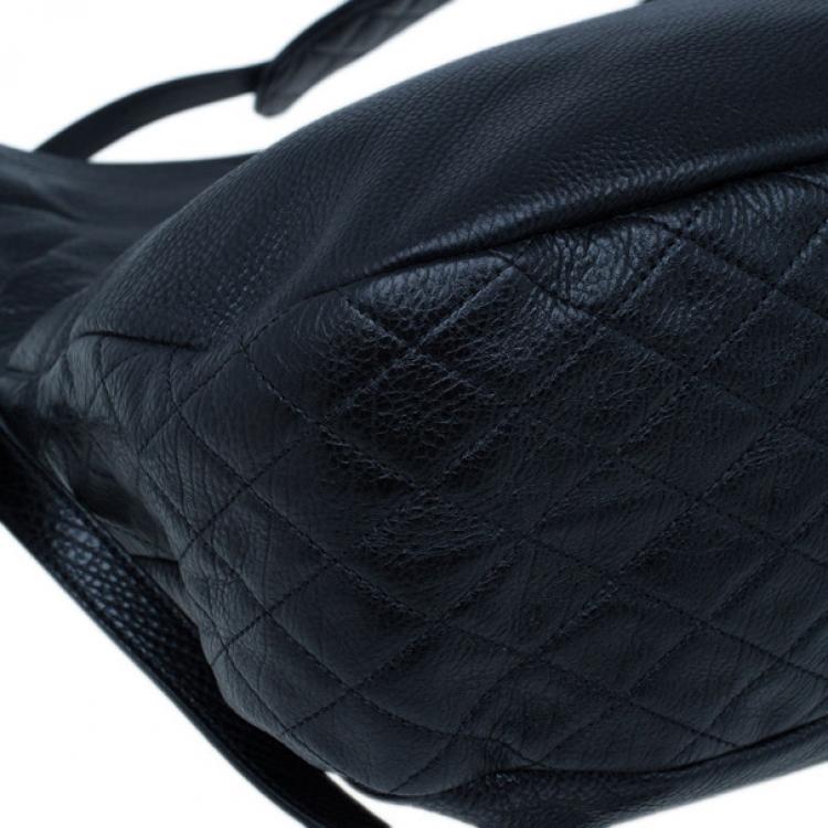 Pre Owned Jimmy Choo Black Leather Bacchus Bag