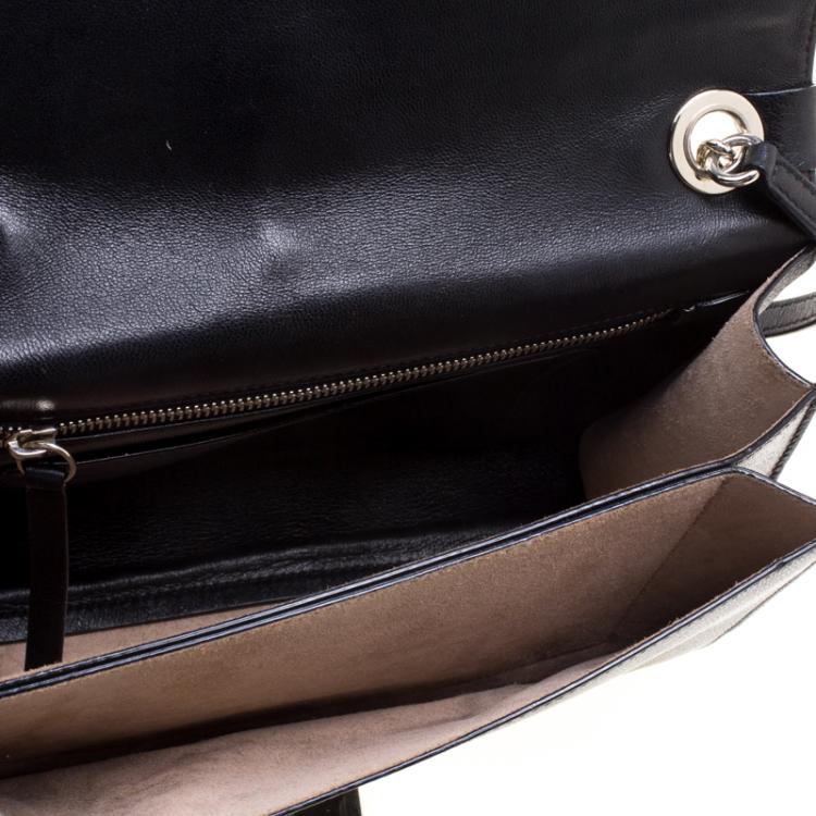 Pre Owned Jimmy Choo Black Leather Rebel Crossbody Bag