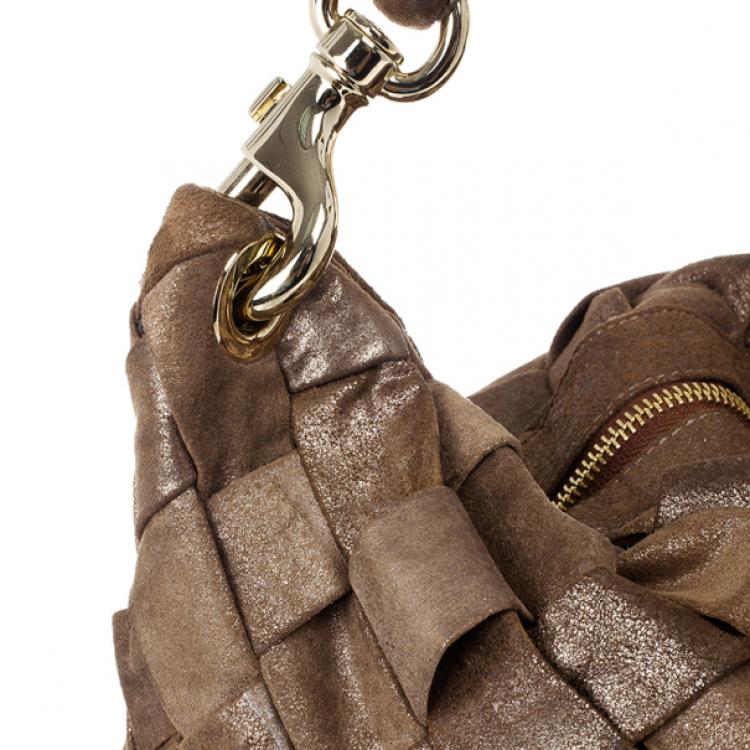Pre Owned Jimmy Choo Sky Woven Hobo