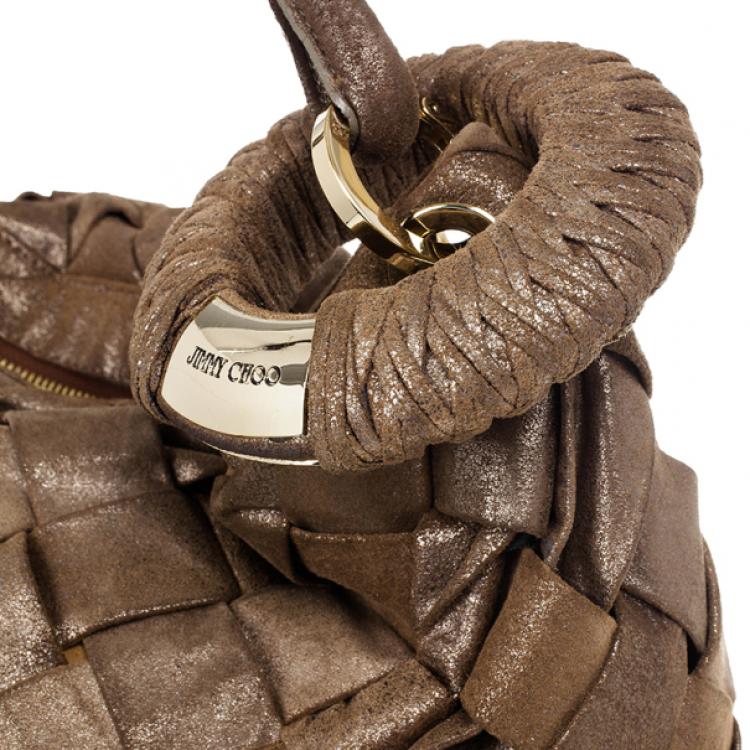 Pre Owned Jimmy Choo Sky Woven Hobo
