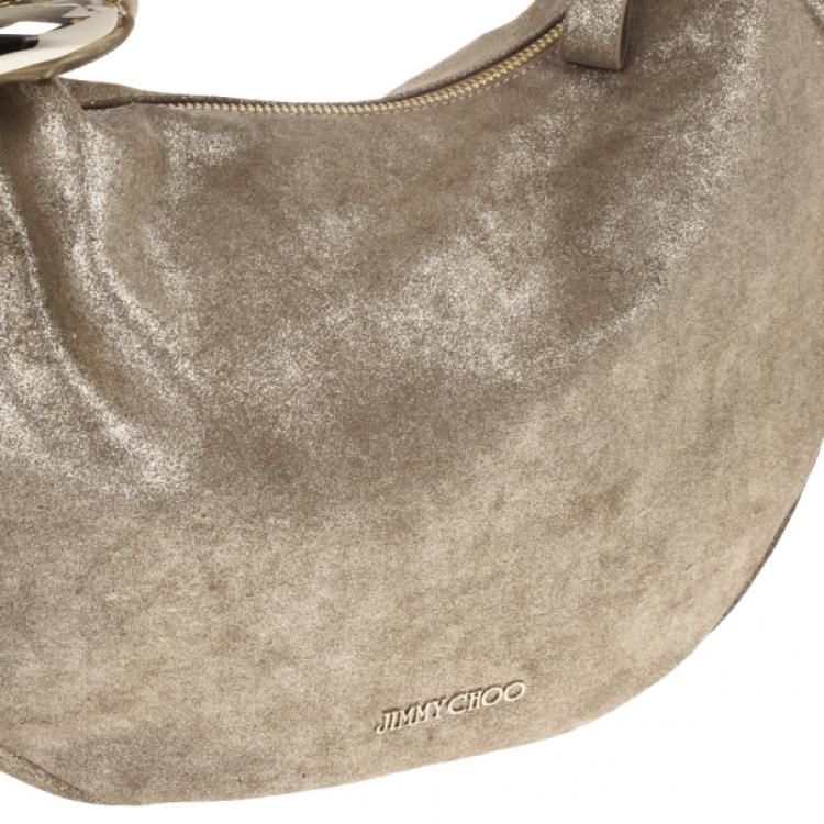 Pre Owned Jimmy Choo Metallic Sky Bangle Hobo