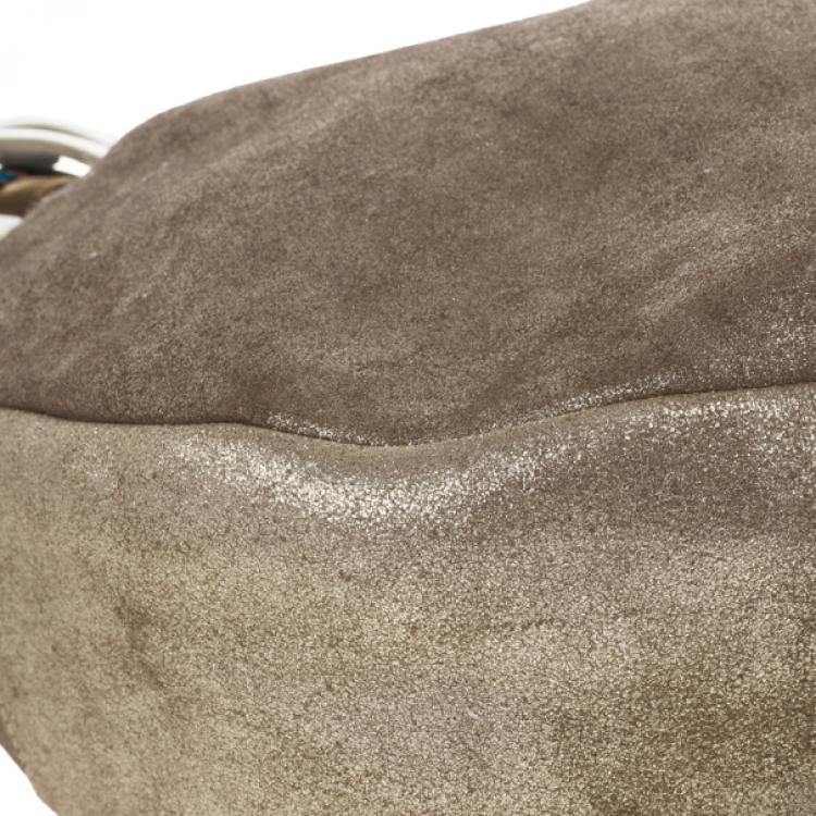 Pre Owned Jimmy Choo Metallic Sky Bangle Hobo