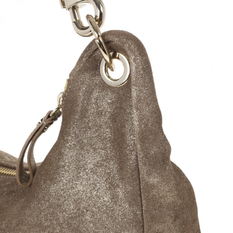 Pre Owned Jimmy Choo Metallic Sky Bangle Hobo