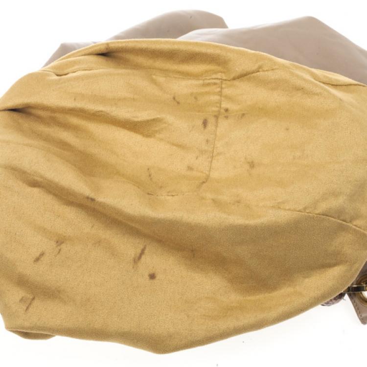 Pre Owned Jimmy Choo Large Leather Sky Bangle Hobo