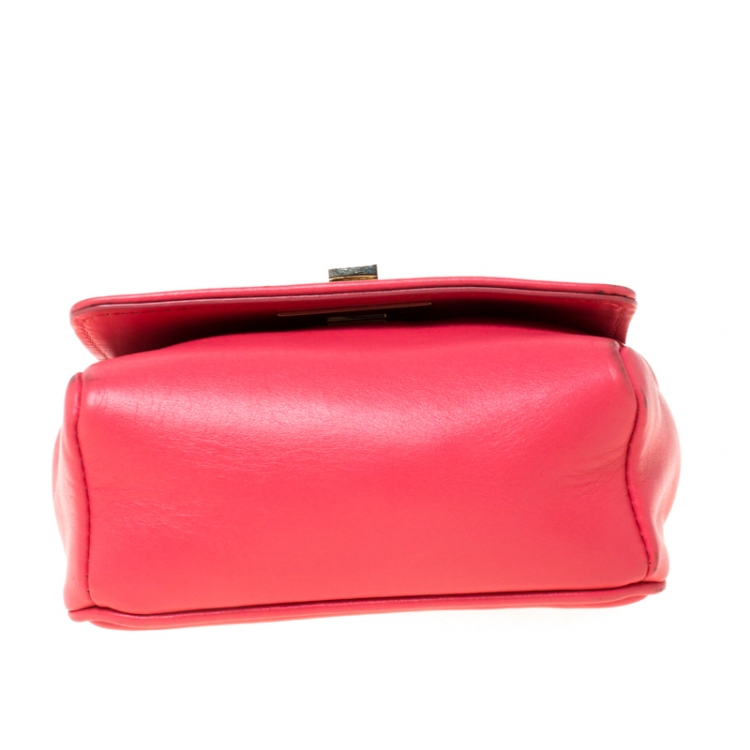 مملوكة مسبقًا Jimmy Choo Hot Pink Leather Mini Ruby Crossbody Bag